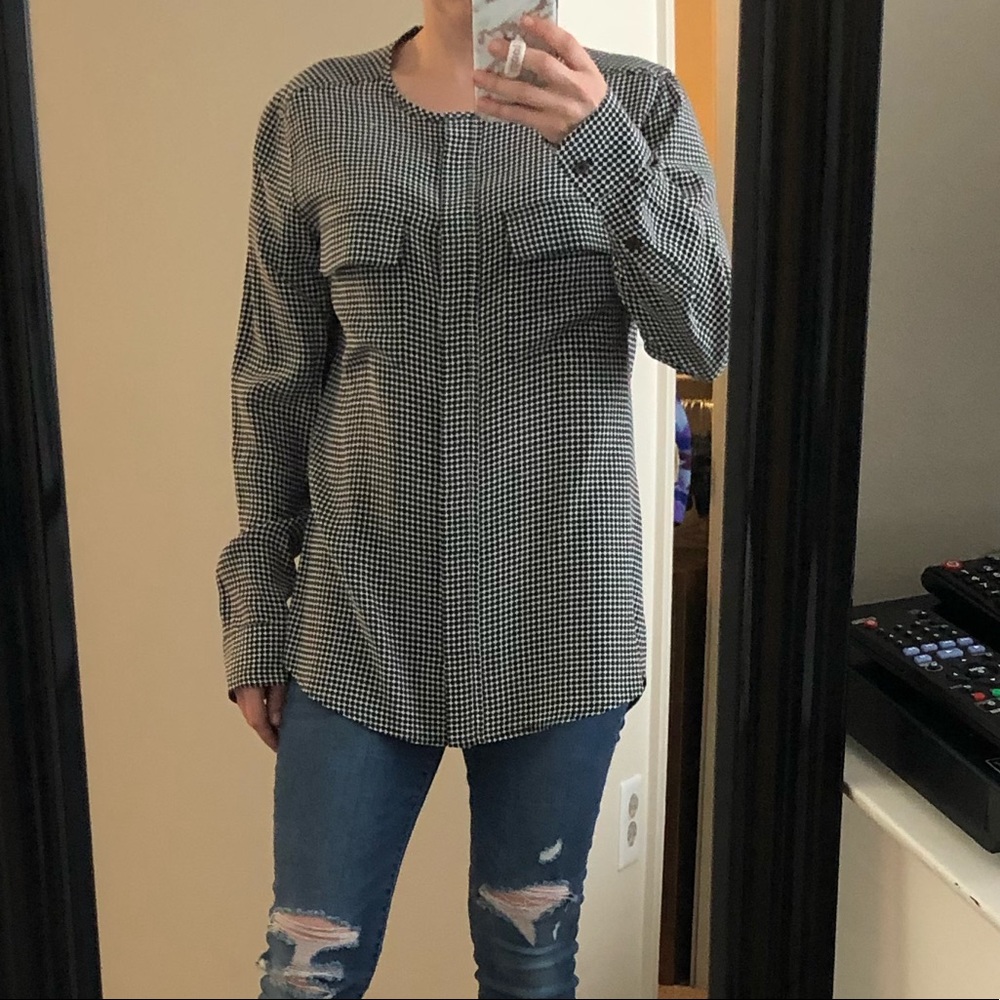 100% silk Equipment blouse